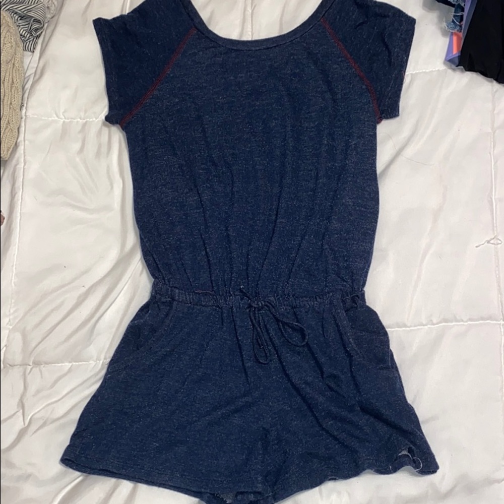 navy romper